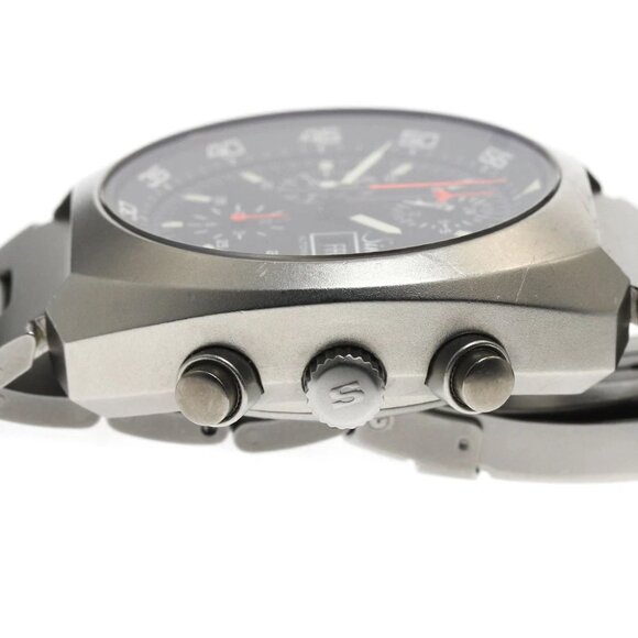 Sinn space chrono 142 Chronograph day date black Dial Automatic Men's_894604 - Picture 4 of 6